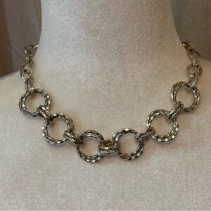 Vintage Italy 925 Silver Link Necklace